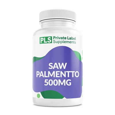 Saw Palmetto 500mg private label white label supplement