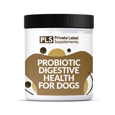 Digestive Probiotic for Dogs private label white label supplement