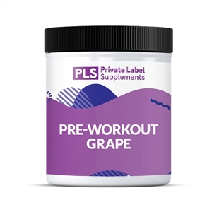 Pre-Workout Grape private label white label supplement