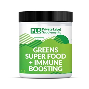 GREENS SUPER FOOD + IMMUNE BOOSTING POWDER private label white label supplement