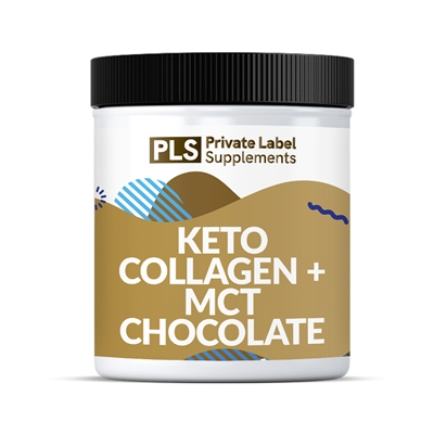KETO COLLAGEN + MCT CHOCOLATE private label white label supplement