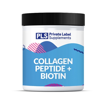 COLLAGEN PEPTIDE + BIOTIN private label white label supplement