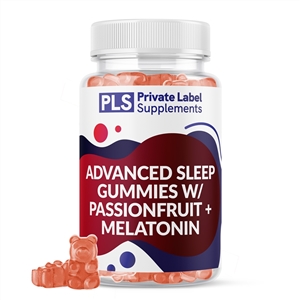 ADVANCED SLEEP GUMMIES W/ PASSIONFRUIT + MELATONIN private label white label supplement