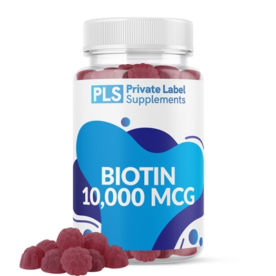 BIOTIN (10,000 mcg) Berry private label white label supplement