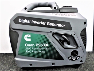 Cummins Onan P2500I, 2200 watt portable generator- perfect for RV  or Camping use and around the home. Ship anywhere or pick up in Grand Rapids Michigan