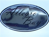 Tiffin Allegro Bay Oval Decal for Front of Motorhome