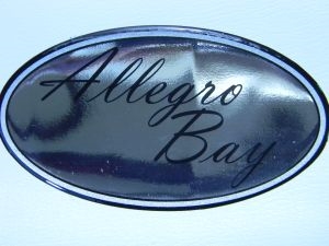 Tiffin Allegro Bay Oval Decal for Front of Motorhome