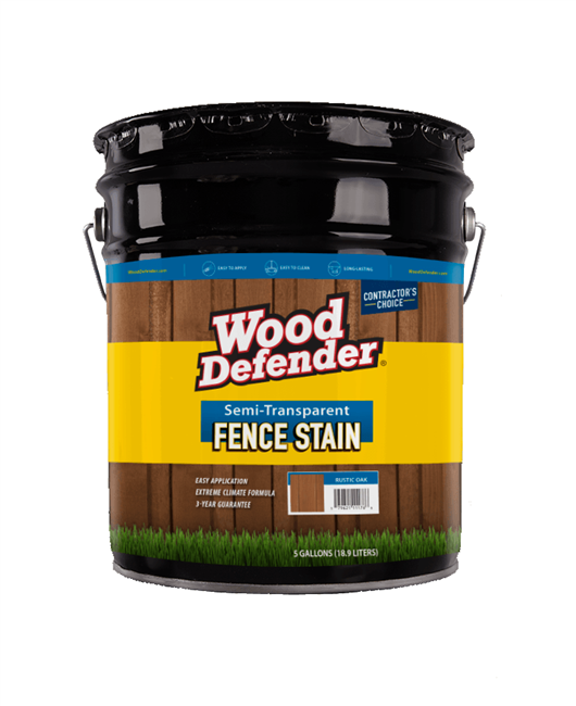 Semi-Transparent Fence Stains- 5 Gallon