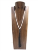 13003-1 Fresh Water Pearl with Tassel Necklace