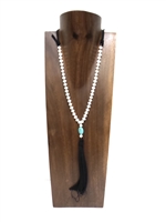 13004-1 Fresh Water Pearl with Tassel Necklace