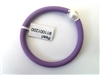 14040570-Purple 925 Silver w/Rubber Bracelet