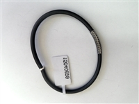 15040697-4 925 Silver w/Rubber Bracelet