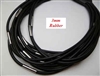 20746 3mm Rubber Leather Necklace w/316L 16", 18" 20"