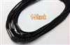 20754 4mm Braid Leather necklace with 316L 16", 18" & 20"