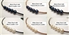 20794 2mm Leather necklace w/5pcs Fresh Water Pearl 16", 18"
