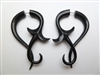 33349 50mm Buffalo Horn Carving Earring