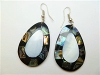 33373-14 MOP & Abalone Shell Earring