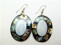 33373-15 MOP & Abalone Shell Earring