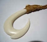 35006 Buffalo Bone Hook Necklace