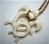 35297 2nd Grade Buffalo Bone Necklace