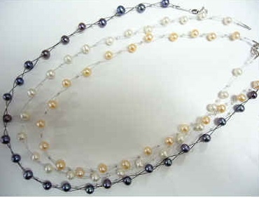 38044 Fresh Water Pearl Necklace 18"