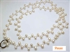 38077 9mm Fresh Water Pear Necklace 36"