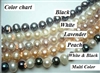 38405 7-8mm Fresh Water Pearl w/925 Silver 11mm Claps