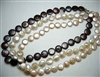 38412 Fresh Water Pearl Necklace 18" w/925 Silver Claps