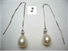 43205 Pearl w/925 silver Chain Earring