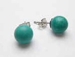 43296-8 8mm Turquoise Stone Earring