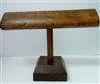 51002-3 Walnut Color Wood T Bar Bracelet Display (Oval Bar)