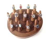 51045B Wood Ring Display