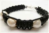 68039 Leather Bracelet with Fresh Water Pearl