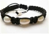 68040 Leather Bracelet with Fresh Water Pearl