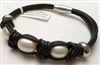 68047 Leather Bracelet with Fresh Water Pearl