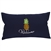 Navy Blue Lumbar Pillow with Pineapple & Welcome | Nantucket Bound