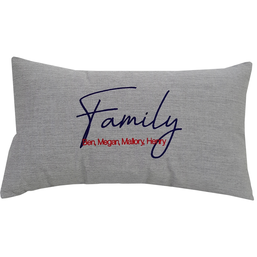 Personalized Family Pillow