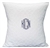 Monogrammed Matelasse Pillow in White - Luxury Coastal Decor | Nantucket Bound