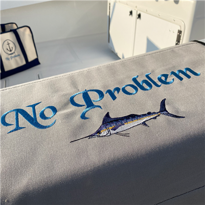 Custom Embroidered Gunwale Mat for Boats - Fishing & Boating Accessories | Nantucket Bound