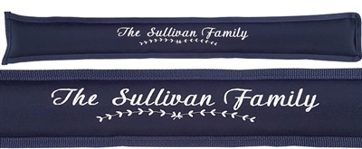 Personalized & Plain Sunbrella Draft Stoppers - A Variety of Colors to Choose From | Nantucket Bound