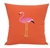 Indoor & Outdoor Sunbrella Pillow with Embroidered Flamingo | Nantucket Bound