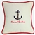 Seas & Greetings in Creamy Beige - Seasonal Holiday Pillows | Nantucket Bound