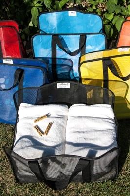 Durable Mesh Tote to Carry Laundry Folds Flat for Storage | Nantucket Bound