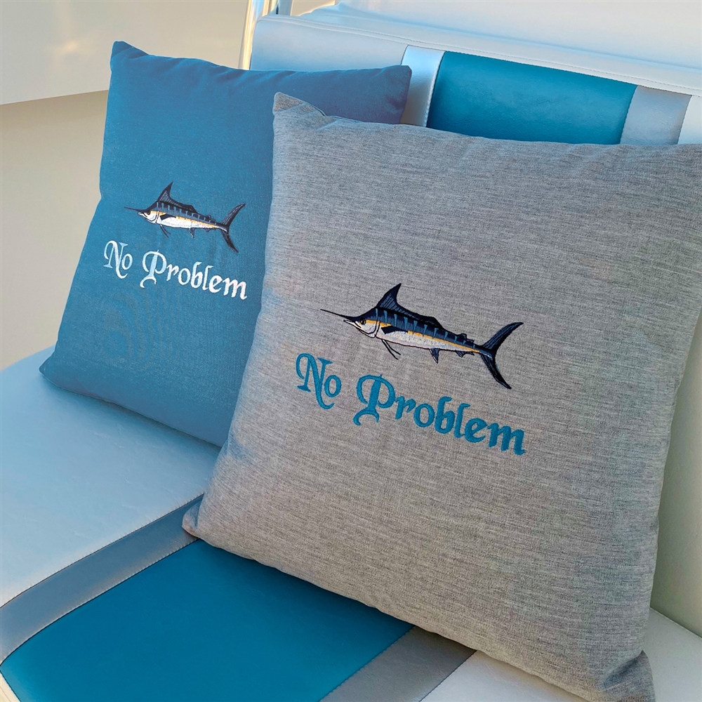 Custom stitched pillows sale