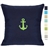 Coastal Cottage Anchor Pillow - Unique Coastal Decor | Nantucket Bound