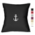 Contemporary Vibe Anchor Pillow - Unique Coastal Decor | Nantucket Bound