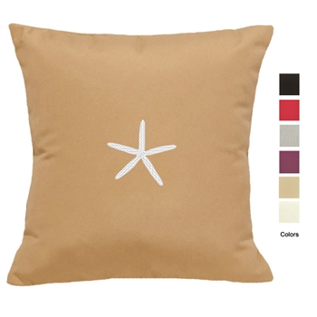Contemporary Vibe Starfish Pillow - Unique Coastal Decor | Nantucket Bound
