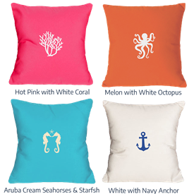 Create Your Own 16" Pillow - Custom Indoor & Outdoor Pillows | Nantucket Bound