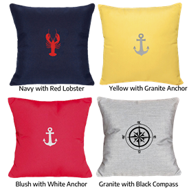 Create Your Own 18" Pillow - Custom Indoor & Outdoor Pillows | Nantucket Bound