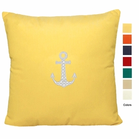 East Coast Anchor Pillow - Unique Coastal Decor | Nantucket Bound